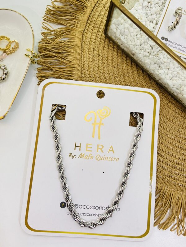 GARGANTILLA LAZO SILVER