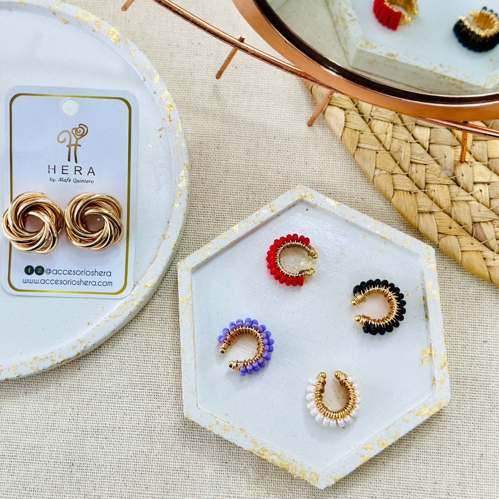 EAR CUFF TEJIDO COLORS - Imagen 2