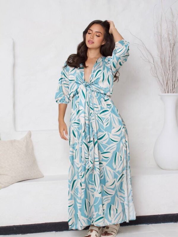 VESTIDO FLORENCIA AZUL