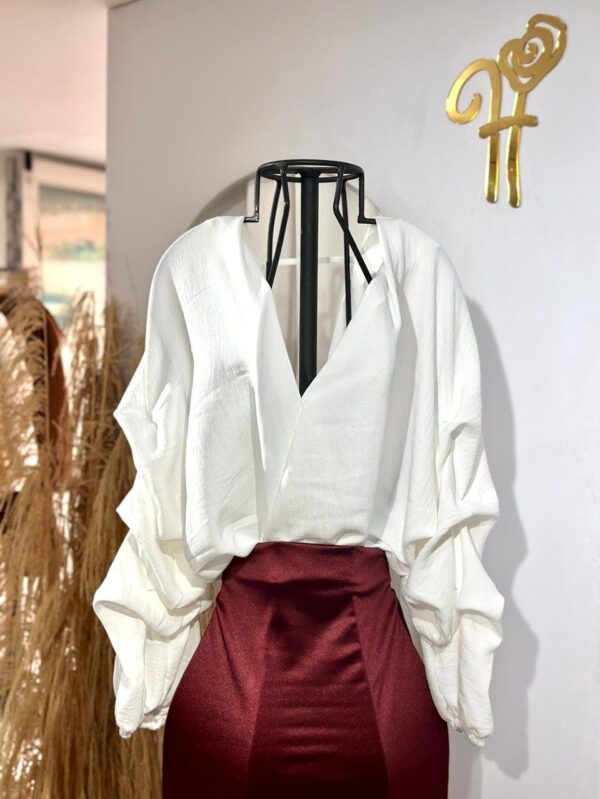 BLUSA MANGA RECOGIDA